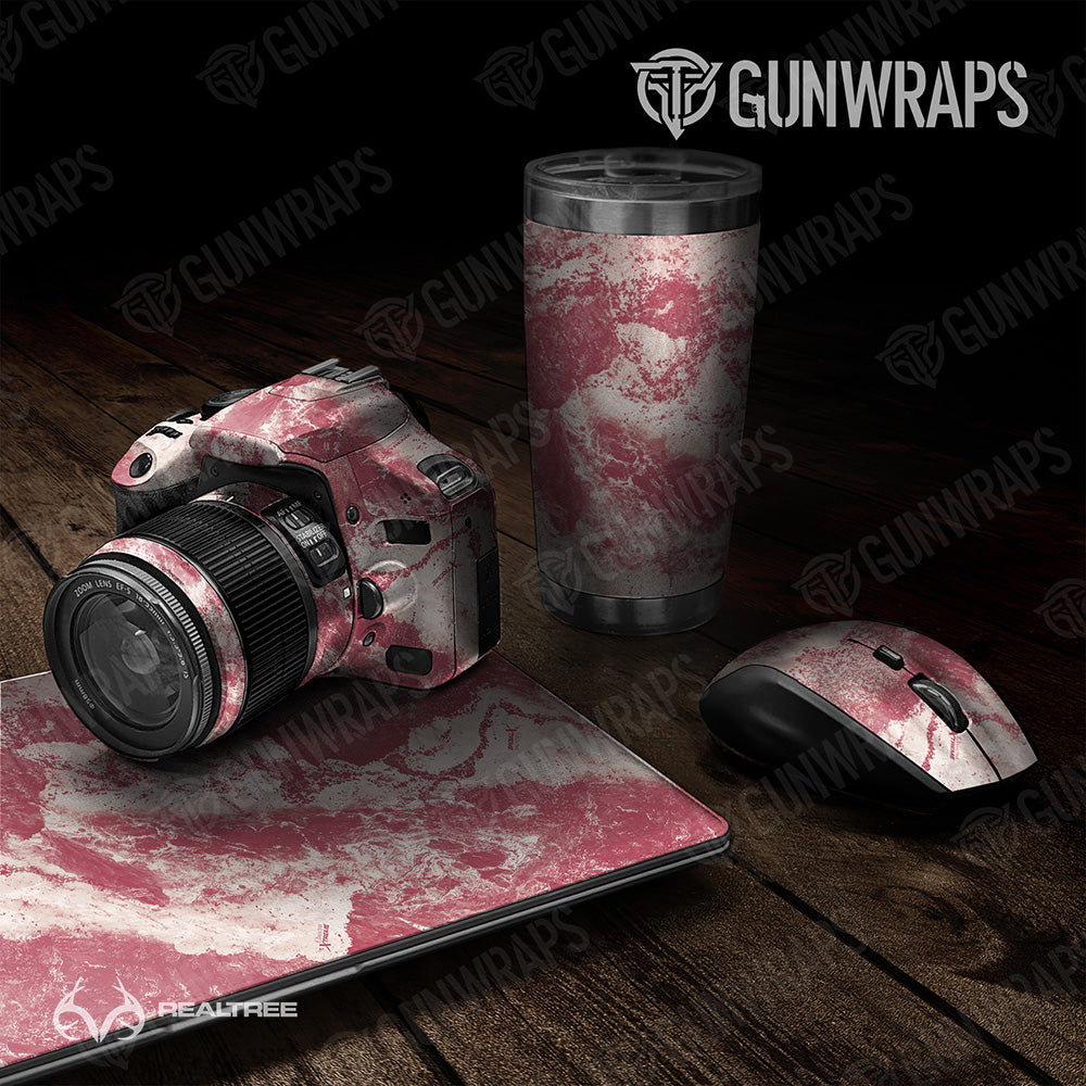 Universal Sheet Realtree XTREME Viva Magenta Camo Gun Skin Vinyl Wrap