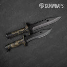 Knife Veil Rumba Barren Camo Gun Skin Vinyl Wrap