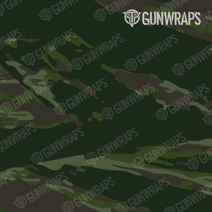 AR 15 Mag Vietnam Tiger Stripe Army Dark Green Gun Skin Pattern