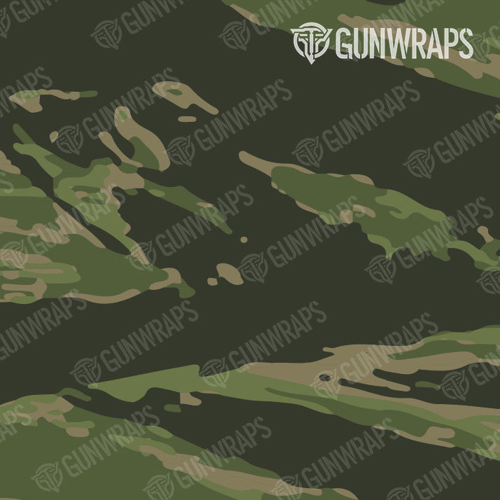 AR 15 Vietnam Tiger Stripe Army Green Gun Skin Pattern