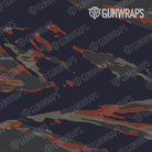 AK 47 Vietnam Tiger Stripe Blue Copper Gun Skin Pattern