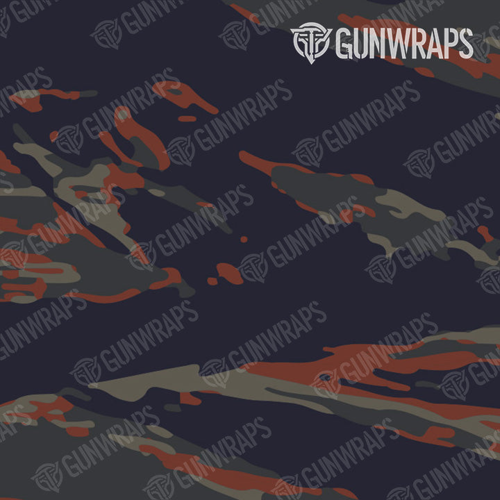 Rifle Vietnam Tiger Stripe Blue Copper Gun Skin Pattern