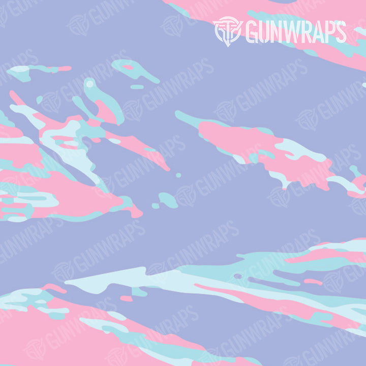 AK 47 Vietnam Tiger Stripe Cotton Candy Gun Skin Pattern