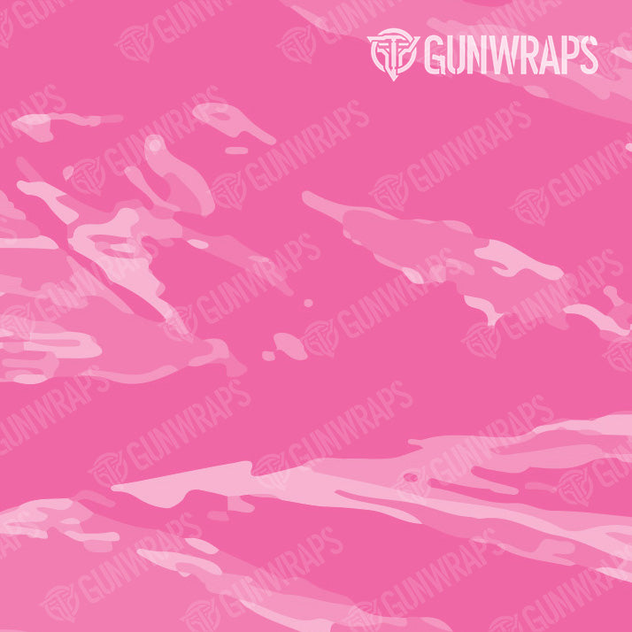 AR 15 Mag Well Vietnam Tiger Stripe Elite Pink Gun Skin Pattern