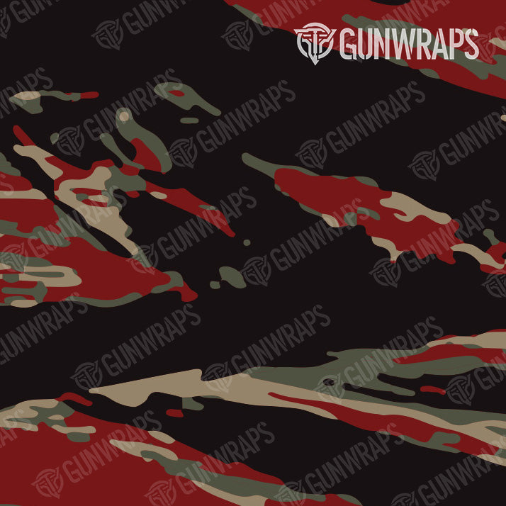 AK 47 Vietnam Tiger Stripe Militant Red Gun Skin Pattern