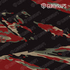 Pistol & Revolver Vietnam Tiger Stripe Militant Red Gun Skin Pattern