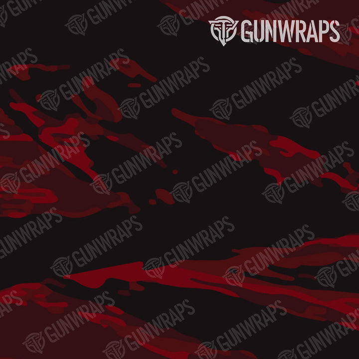 AR 15 Vietnam Tiger Stripe Vampire Red Gun Skin Pattern