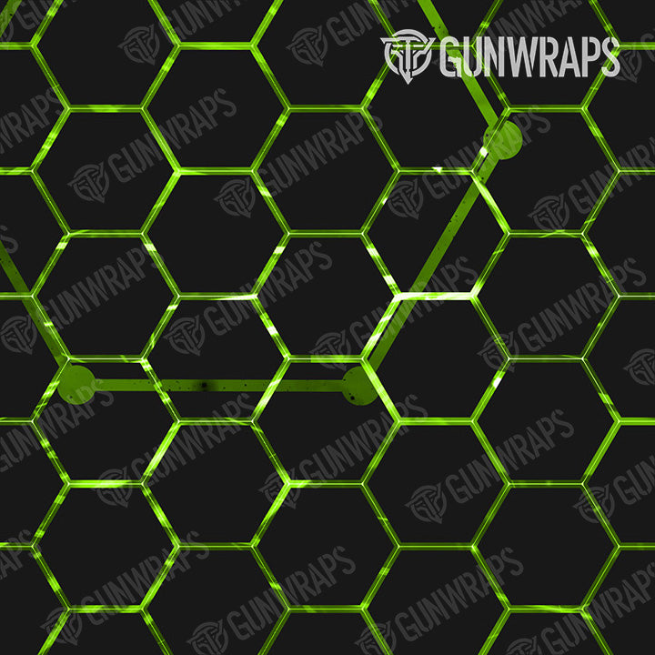 Pistol & Revolver Vivid Hex Green Gun Skin Pattern