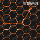 Pistol & Revolver Vivid Hex Orange Gun Skin Pattern