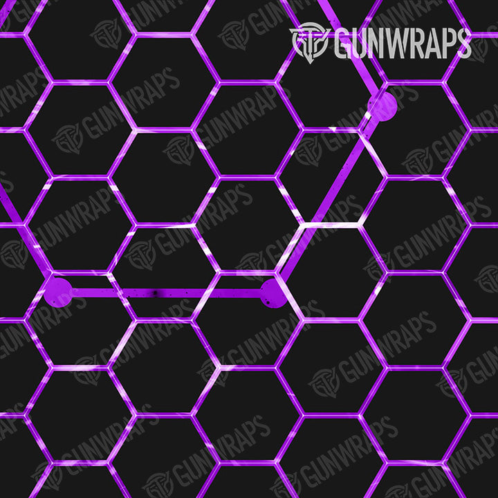 Pistol & Revolver Vivid Hex Purple Gun Skin Pattern