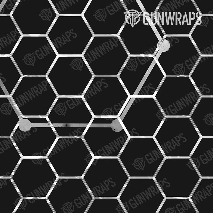 Universal Sheet Vivid Hex White Gun Skin Pattern