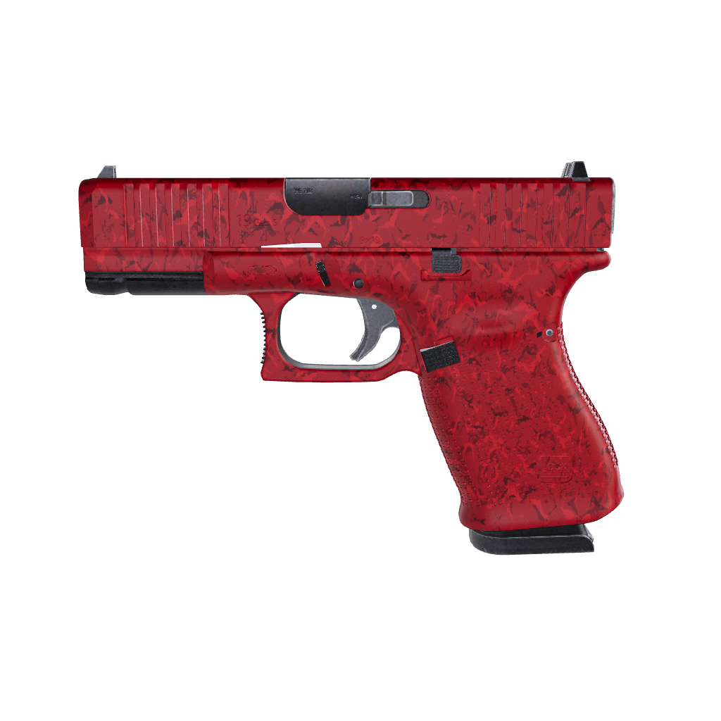 Pistol & Revolver Battle Storm Elite Red Camo Gun Skin