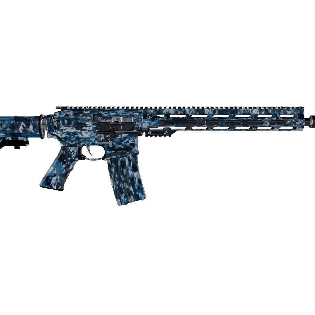 AR 15 Tie Dye Acid Wash Gun Skin