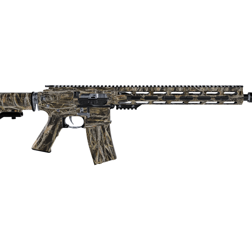 AR 15 Nature Dry Grassland Camo Gun Skin