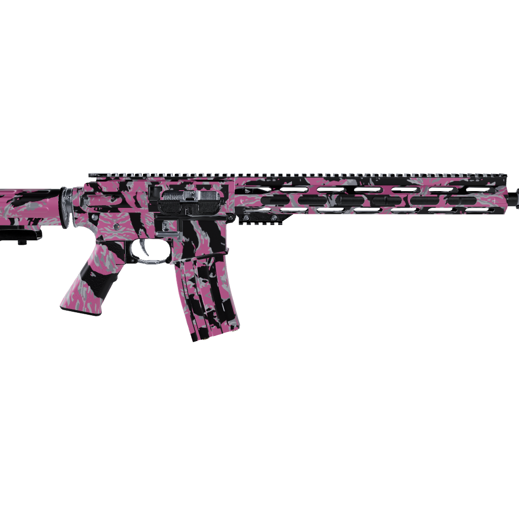 AR 15 Vietnam Tiger Stripe Pink Tiger Gun Skin