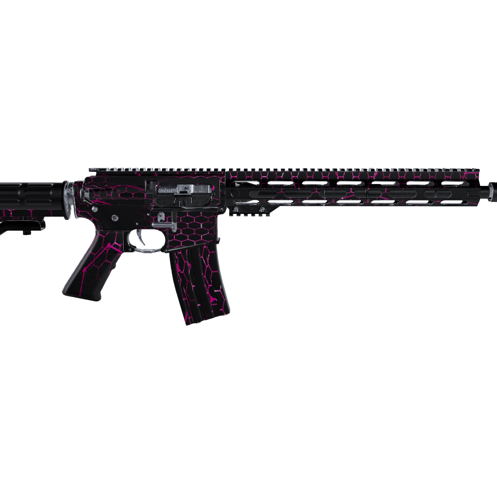 AR 15 Vivid Hex Magenta Gun Skin