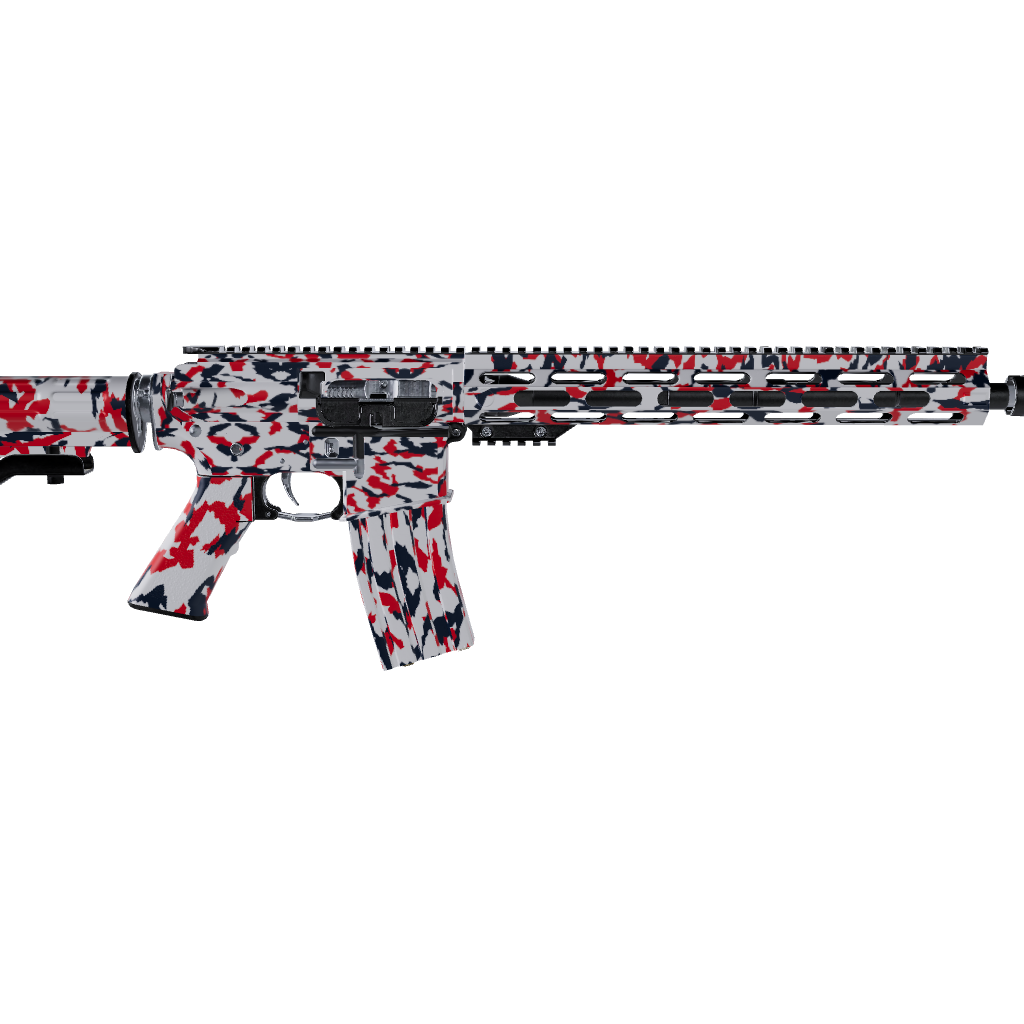 AR 15 Erratic America Camo Gun Skin