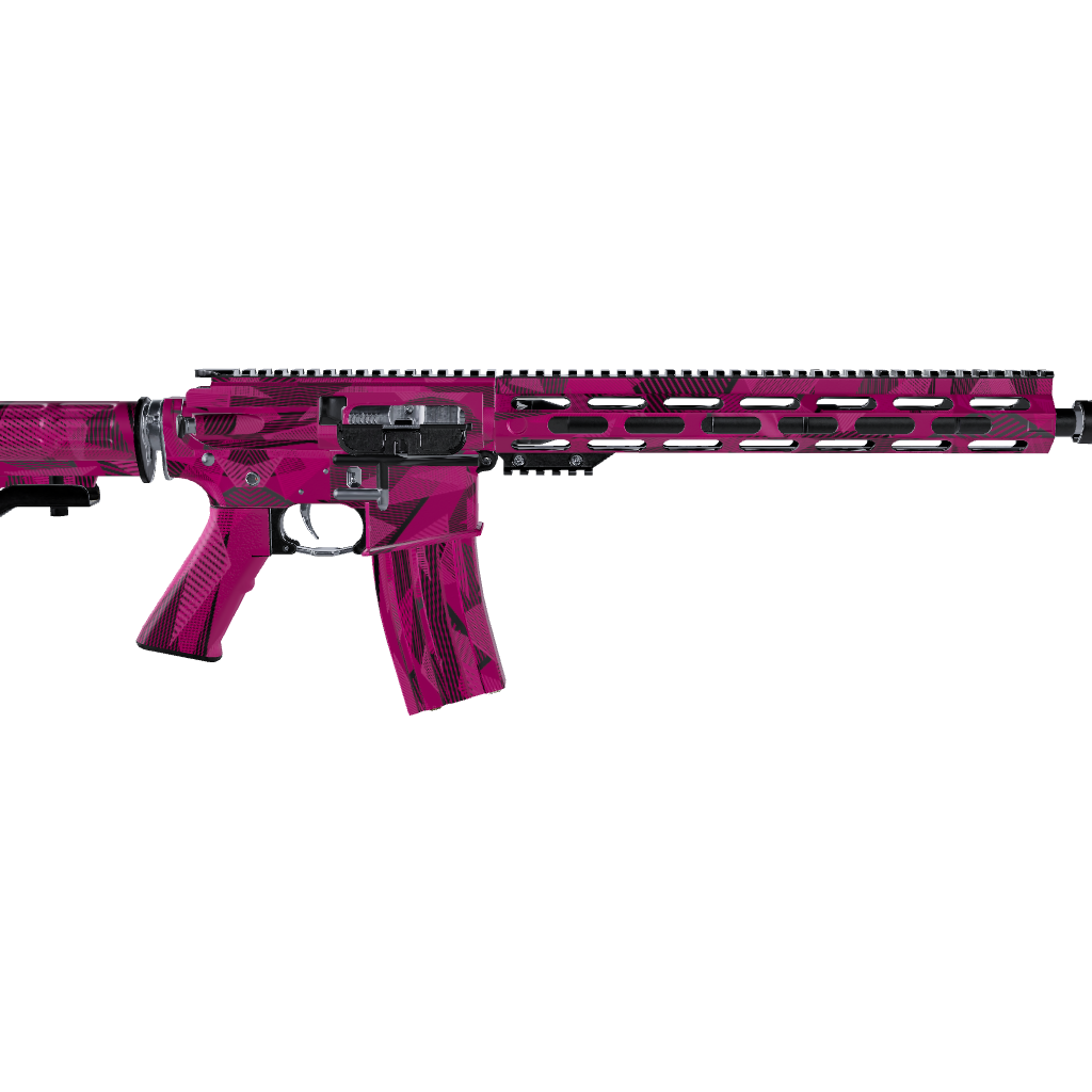 AR 15 Trigon Elite Magenta Gun Skin