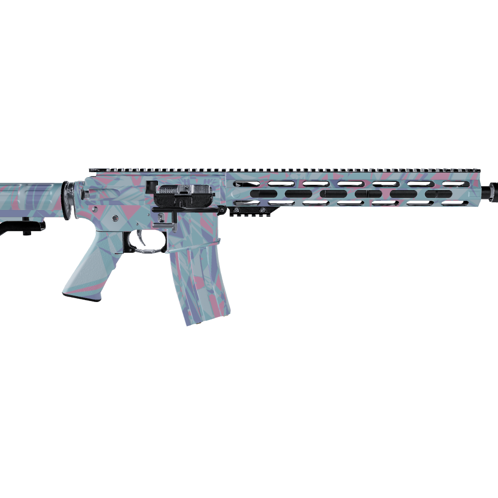 AR 15 Sharp Cotton Candy Camo Gun Skin