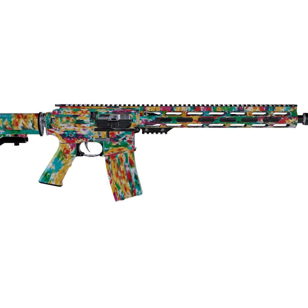 AR 15 Tie Dye Jungle Fever Gun Skin