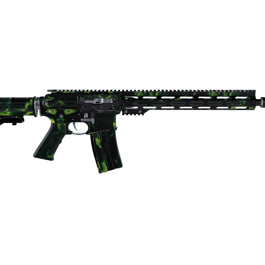 AR 15 Stone Toxic Waste Marble Gun Skin