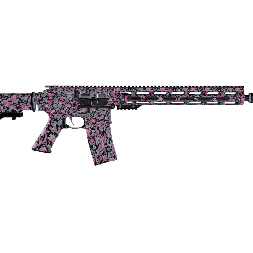 AR 15 Classic Pink Tiger Camo Gun Skin