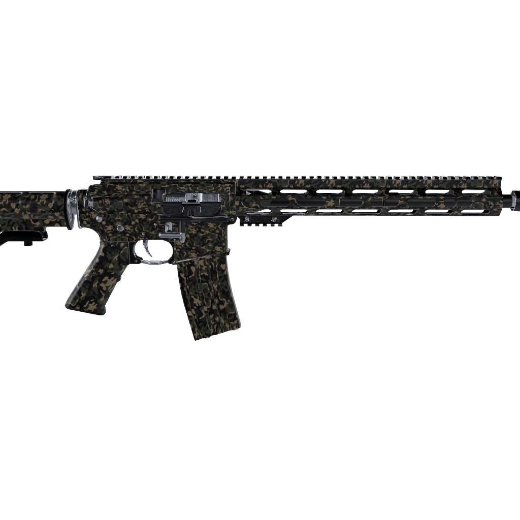 AR 15 Cumulus Militant Green Camo Gun Skin