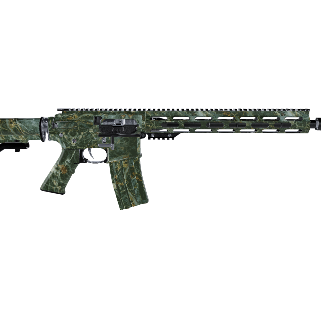 AR 15 Stone Uba Tuba Green Marble Gun Skin