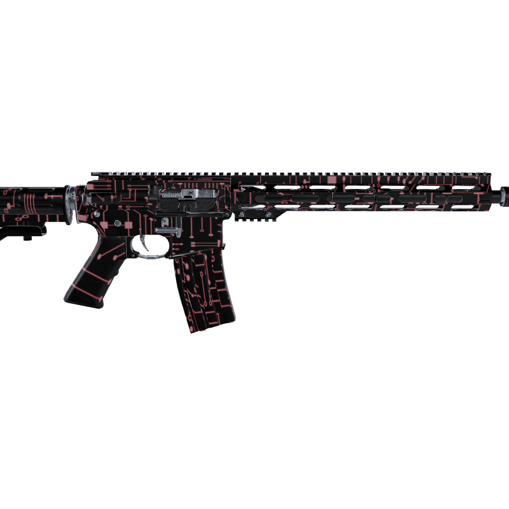 AR 15 Circuit Board Pink Gun Skin 