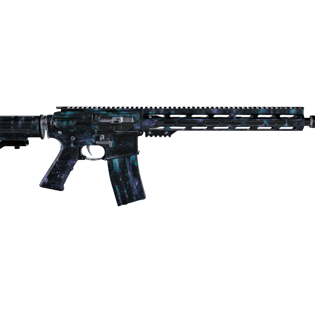 AR 15 Galaxy Retro Gun Skin