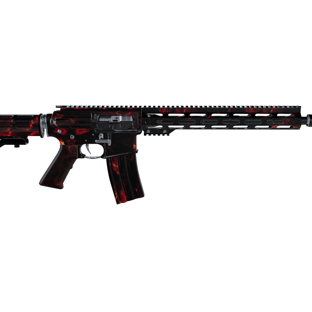 AR 15 Stone Lava Rock Marble Gun Skin 