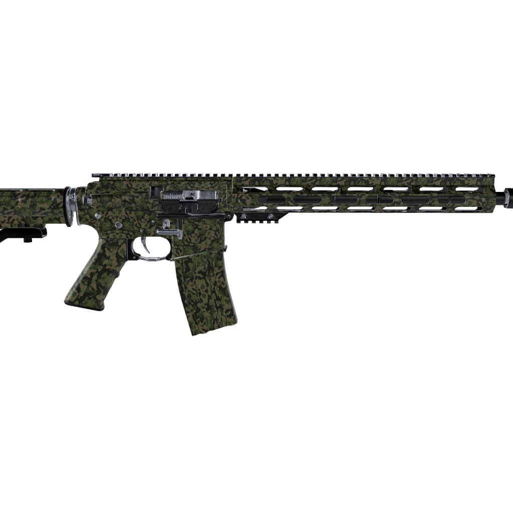 AR 15 Cumulus Army Green Camo Gun Skin