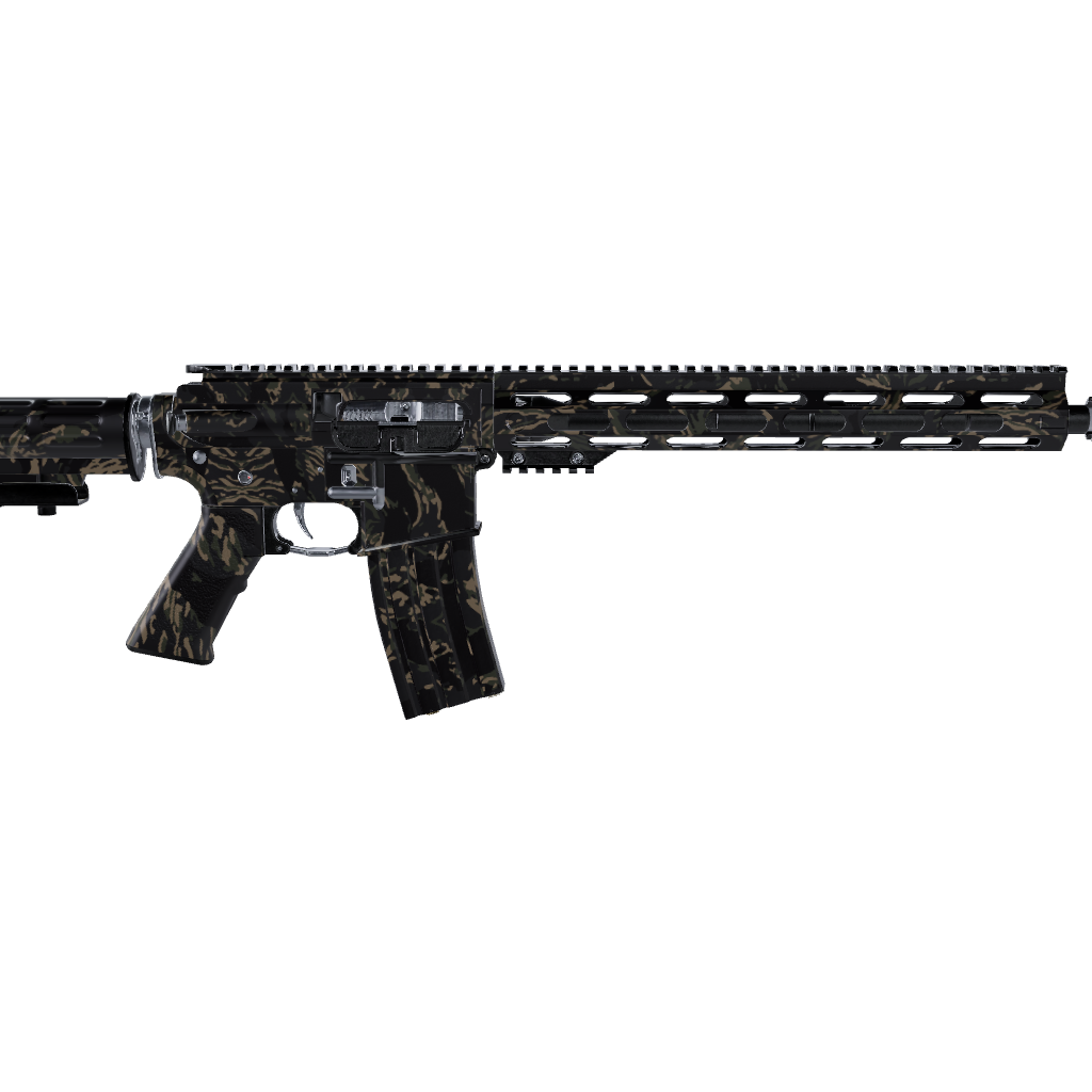 AR 15 Vietnam Tiger Stripe Militant Charcoal Gun Skin