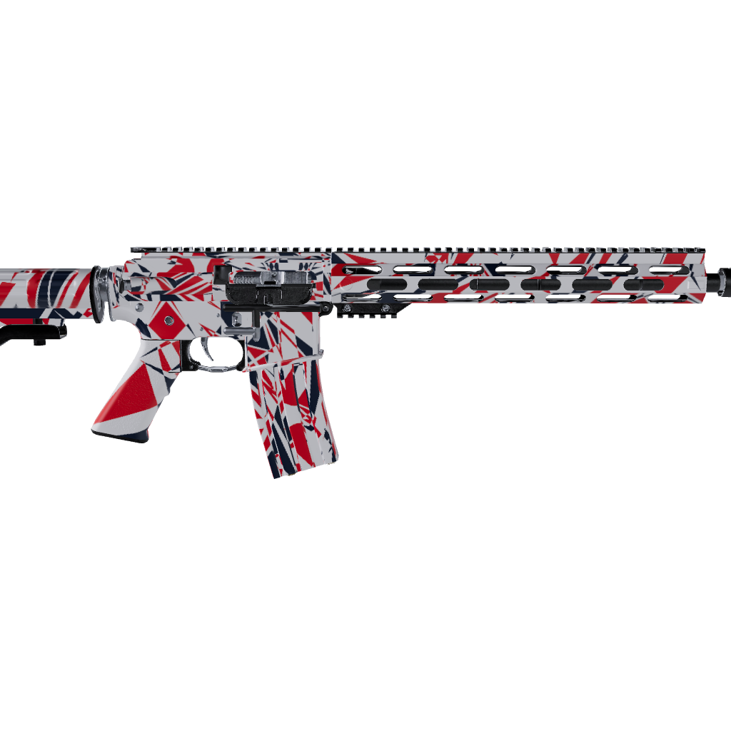 AR 15 Sharp America Camo Gun Skin