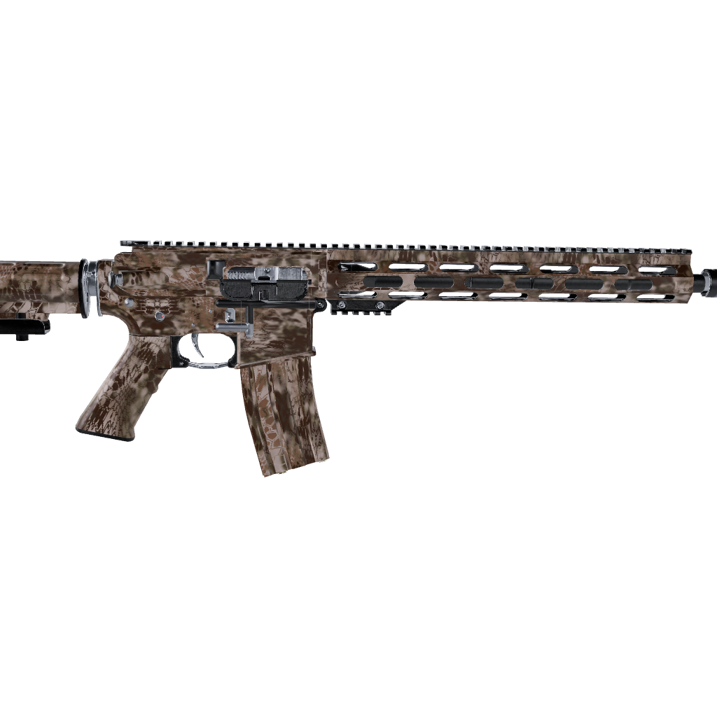 AR 15 Kryptek Highlander Camo Gun Skin Vinyl Wrap