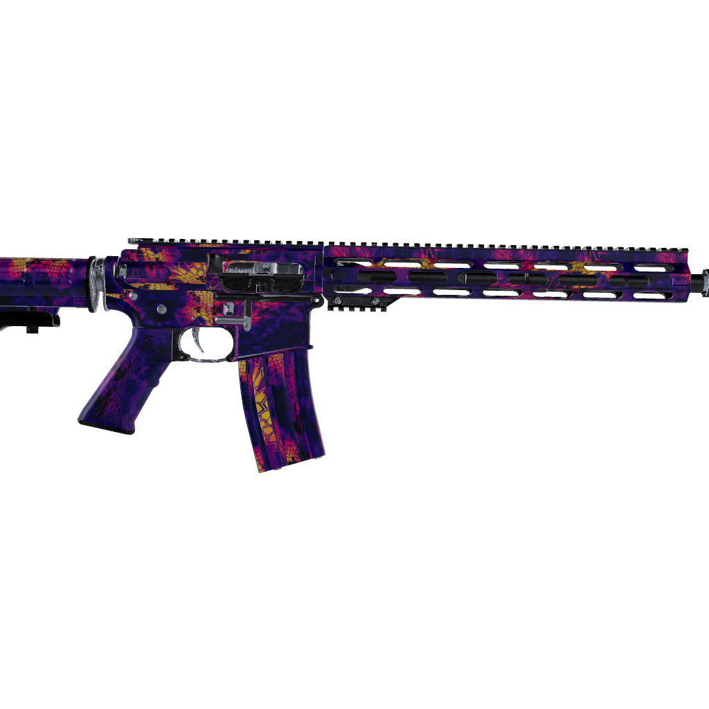 AR 15 Kryptek Infrared Camo Gun Skin