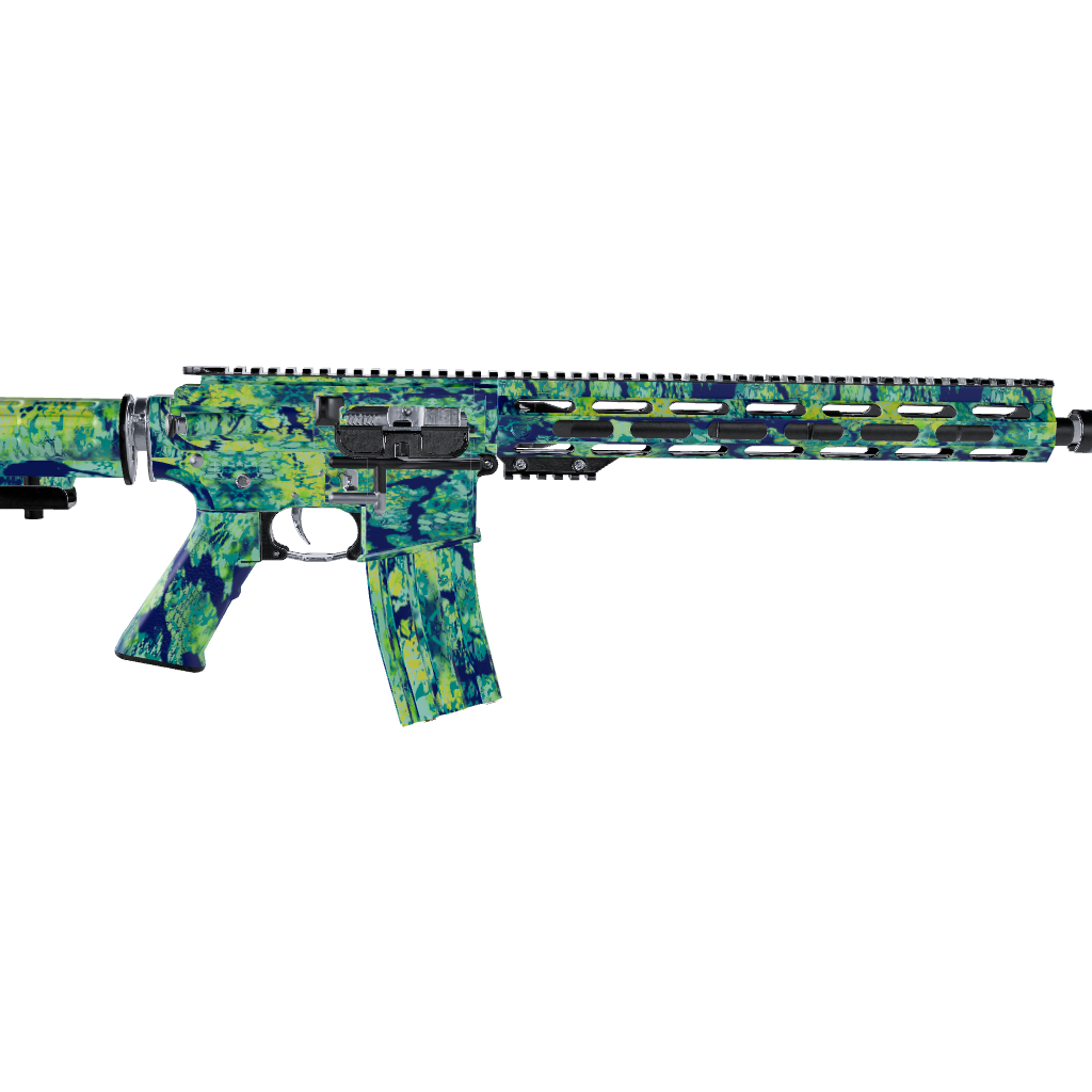 AR 15 Kryptek Obskura MahiMahi Camo Gun Skin Vinyl Wrap