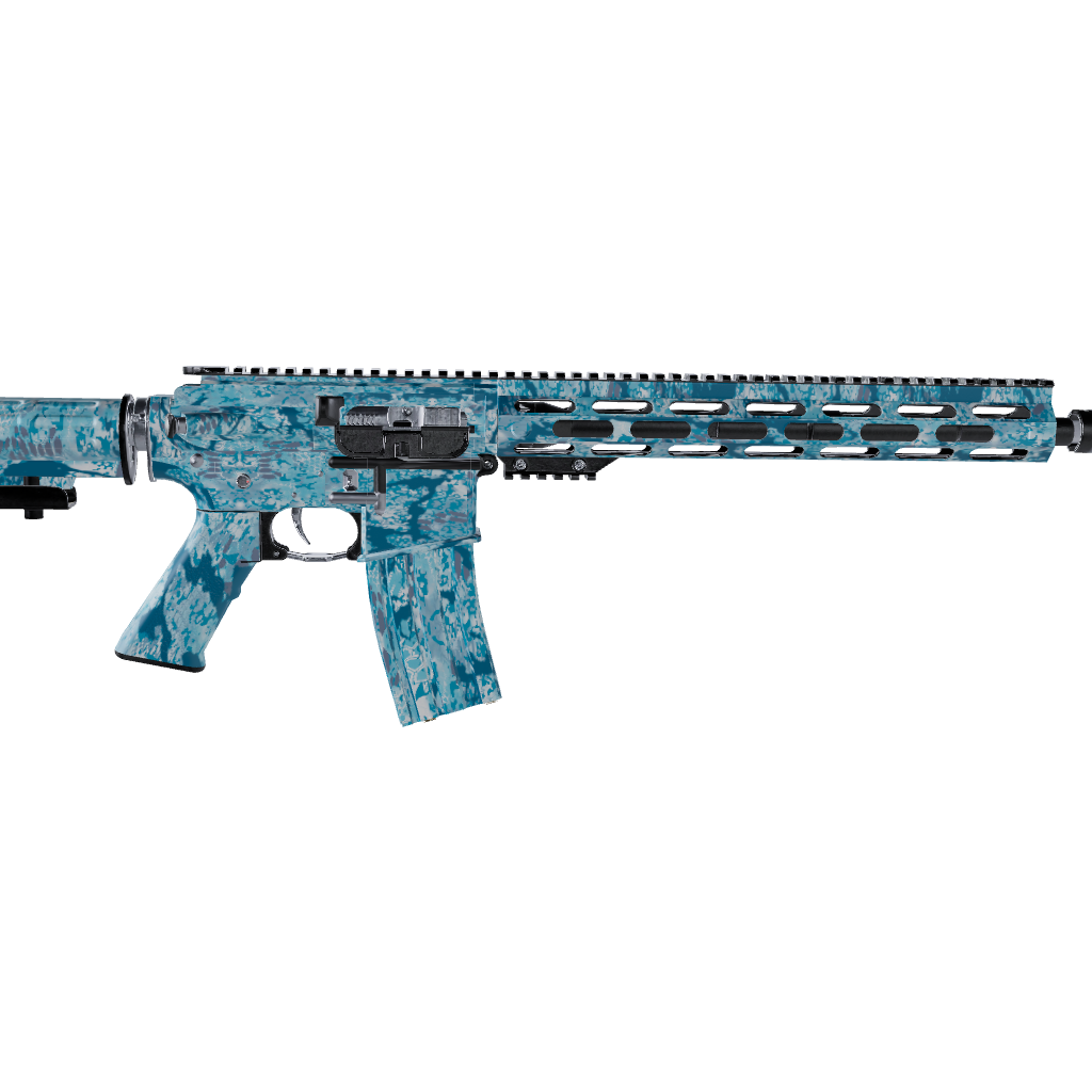 AR 15 Kryptek Obskura Shallows Camo Gun Skin Vinyl Wrap