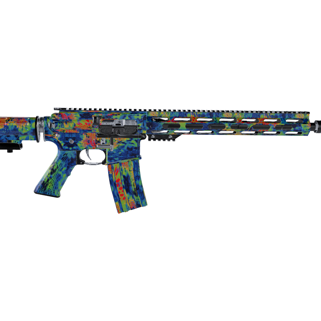 AR 15 Kryptek Thermal Camo Gun Skin Vinyl Wrap