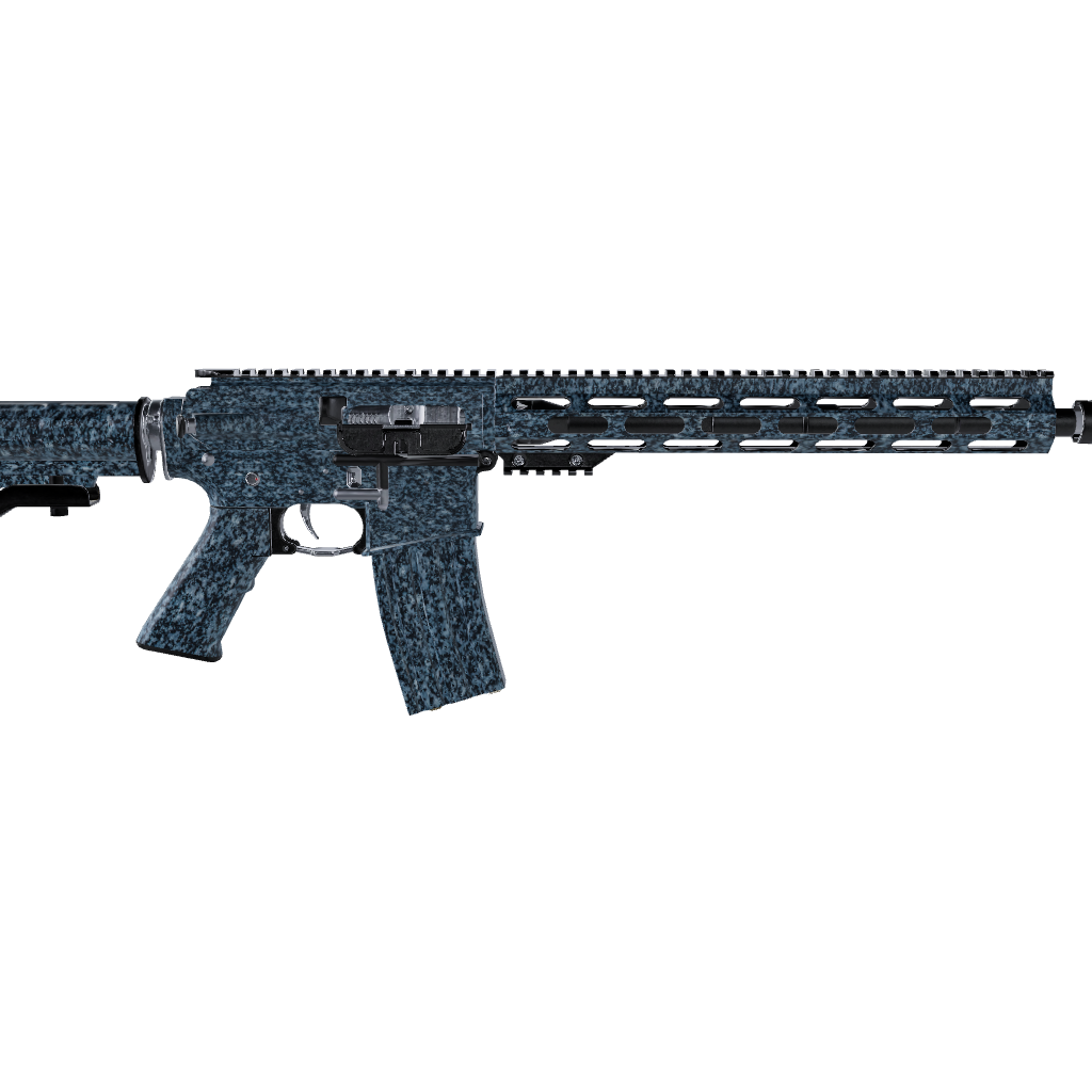 AR 15 Stone Blue Pearl Granite Gun Skin