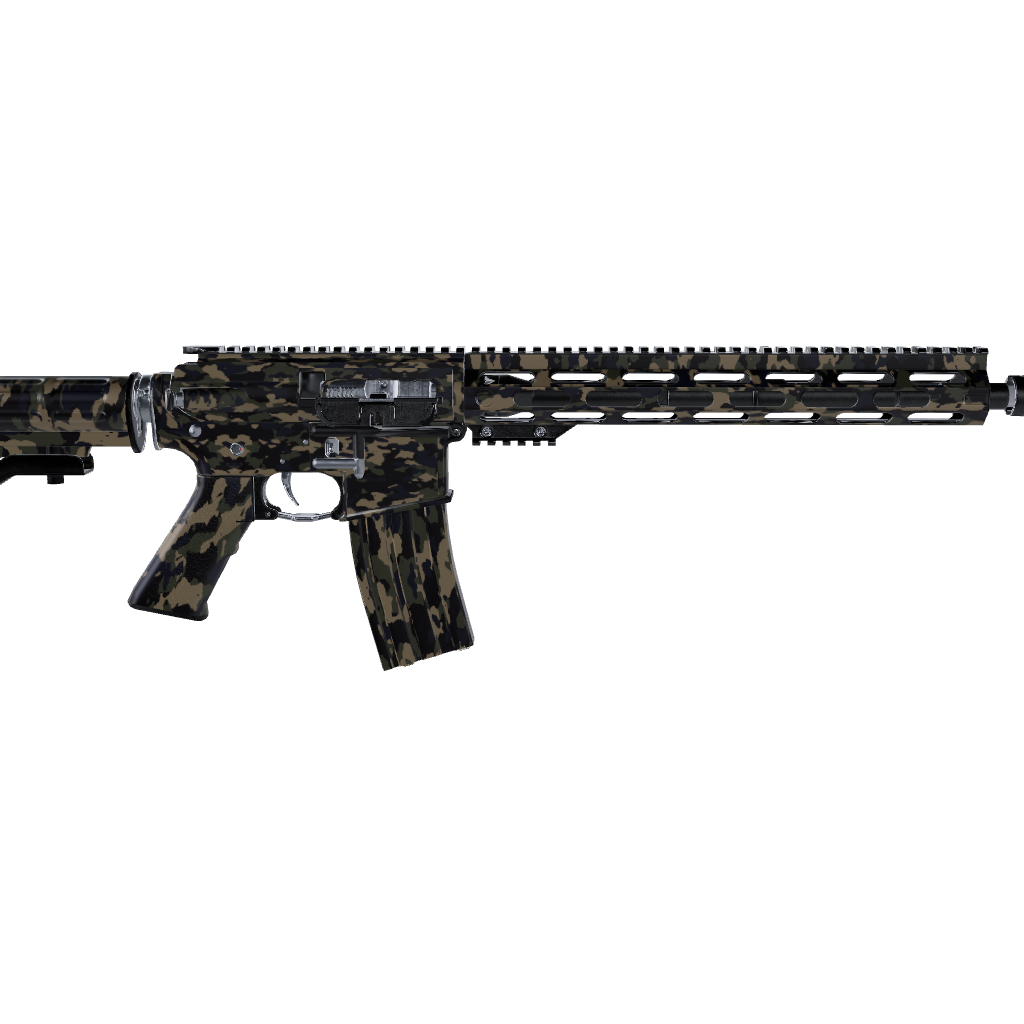 AR 15 Cumulus Militant Blue Camo Gun Skin