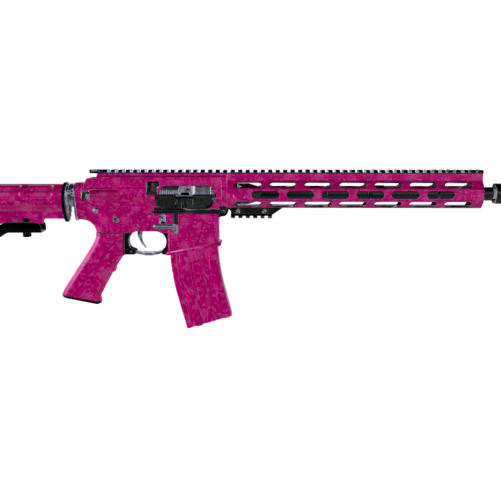 AR 15 Cumulus Elite Magenta Camo Gun Skin