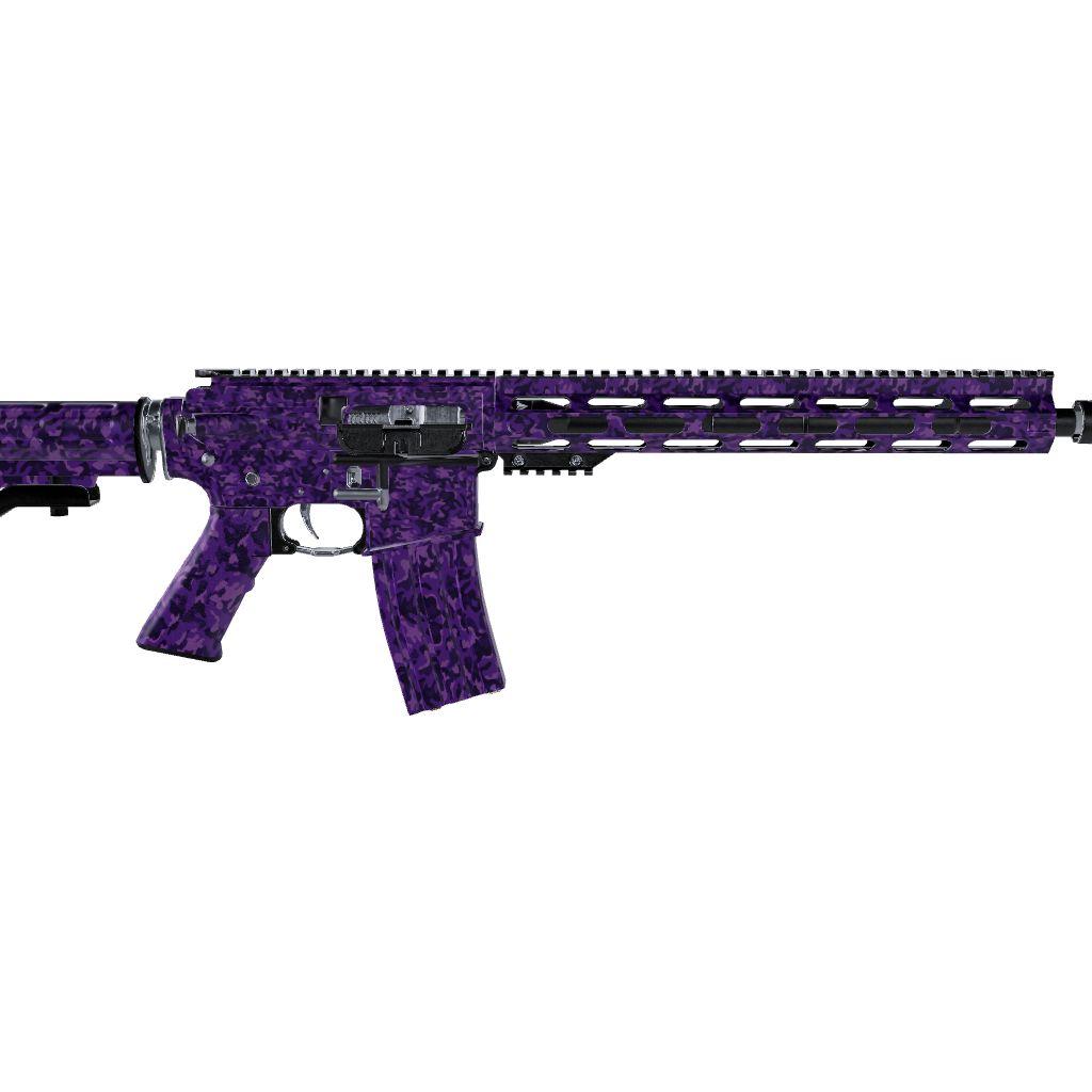 AR 15 Classic Elite Purple Camo Gun Skin