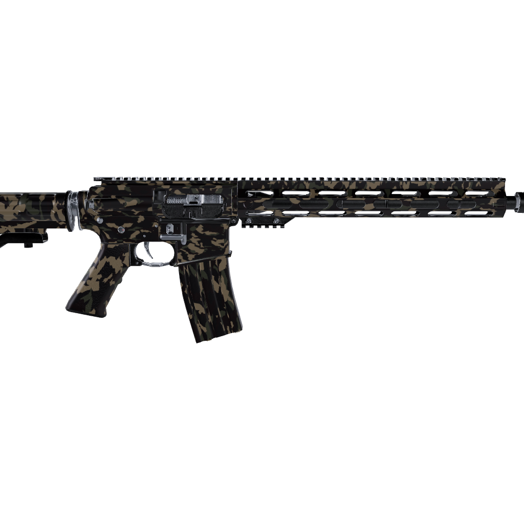 AR 15 Erratic Militant Blood Camo Gun Skin