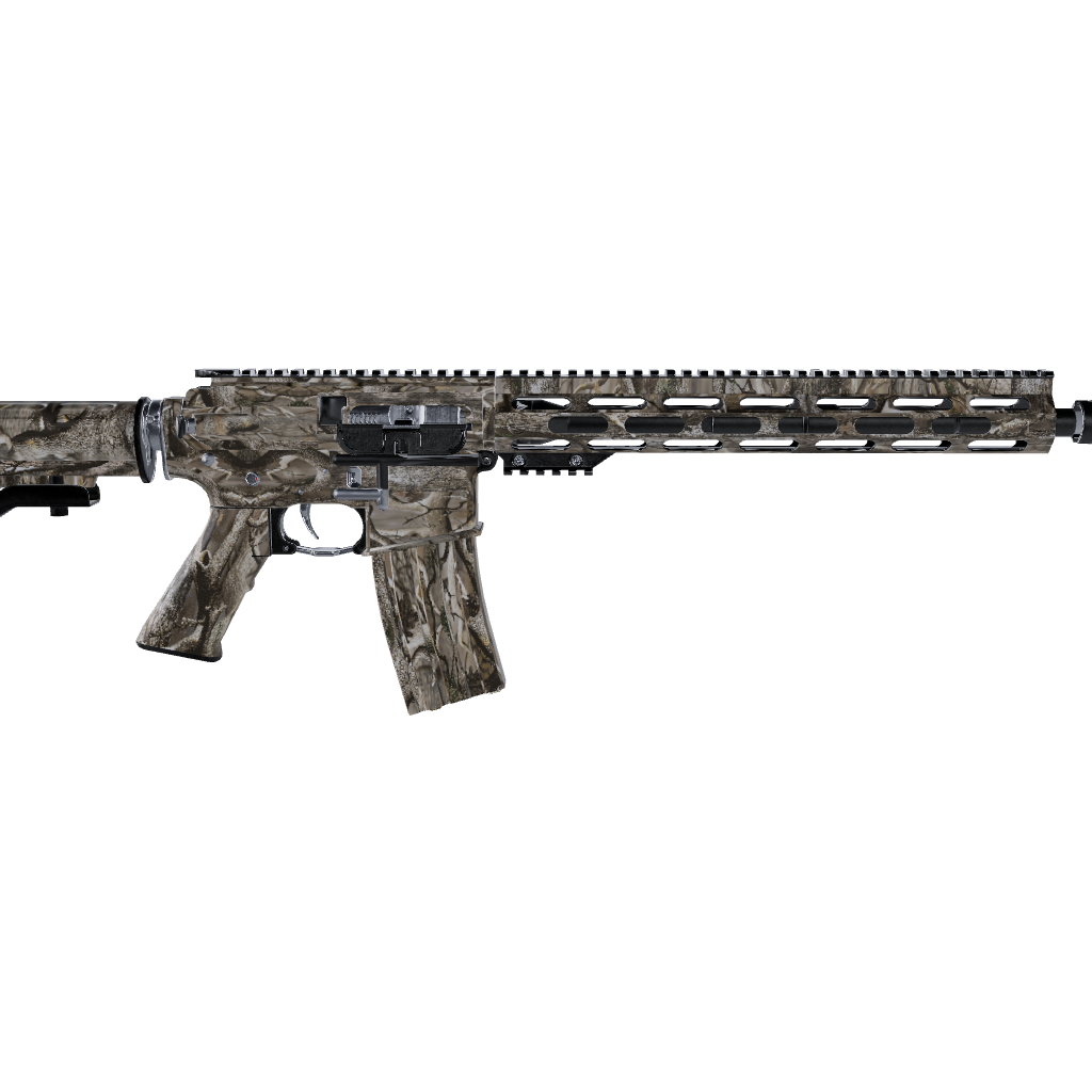 AR 15 Nature Lifeless Woods Camo Gun Skin