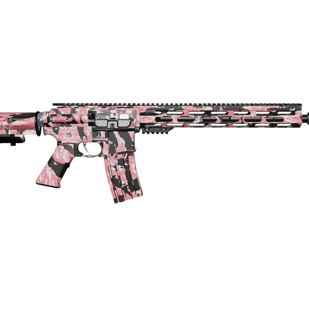 AR 15 Vietnam Tiger Stripe Pink Gun Skin