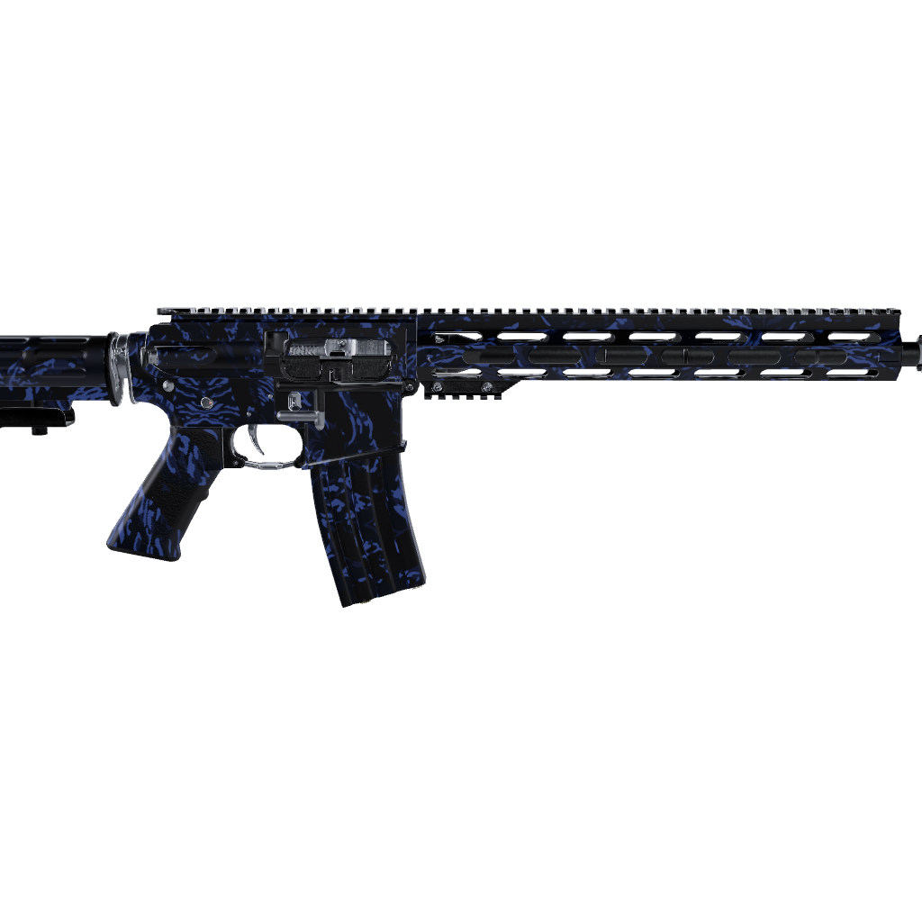 AR 15 Vietnam Tiger Stripe Blue Midnight Gun Skin