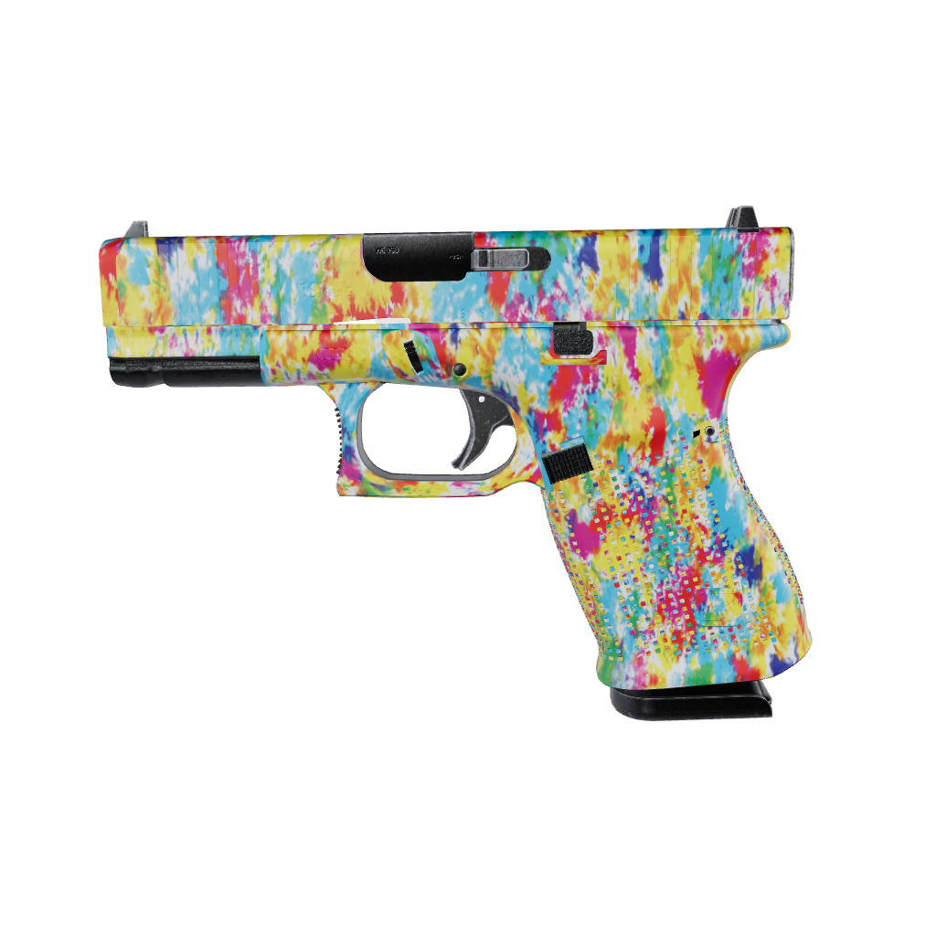 Pistol & Revolver Tie Dye Classic Gun Skin