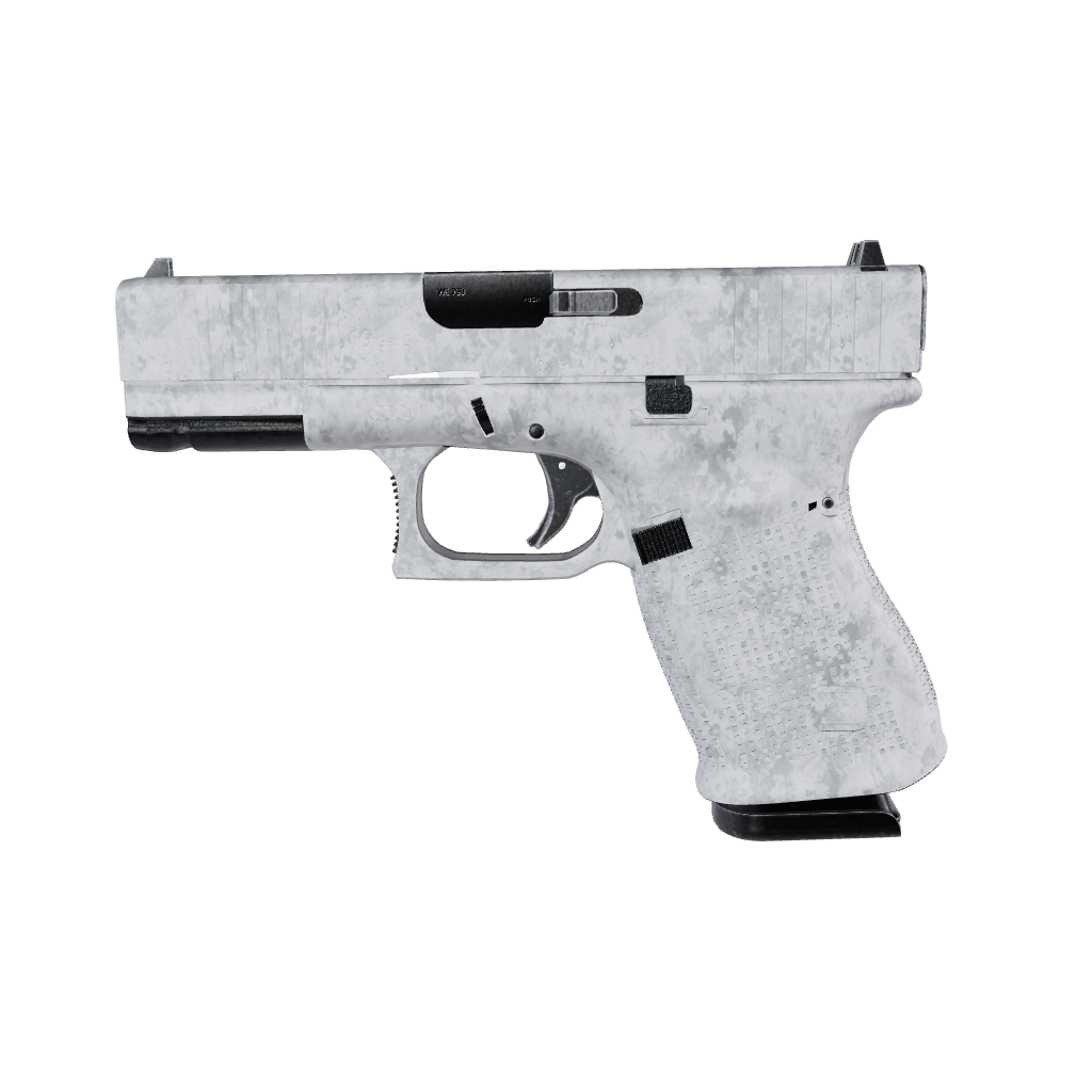 Pistol & Revolver Substrate Snowstorm Camo Gun Skin