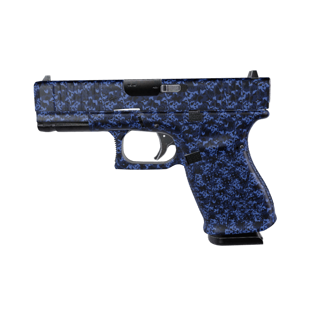 Pistol & Revolver Classic Blue Midnight Camo Gun Skin